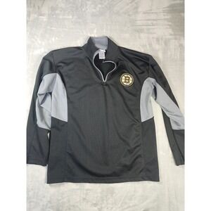 Knights Apparel NHL Boston Bruins 1/4-zip Pullover - Size‎ Large (42/44)